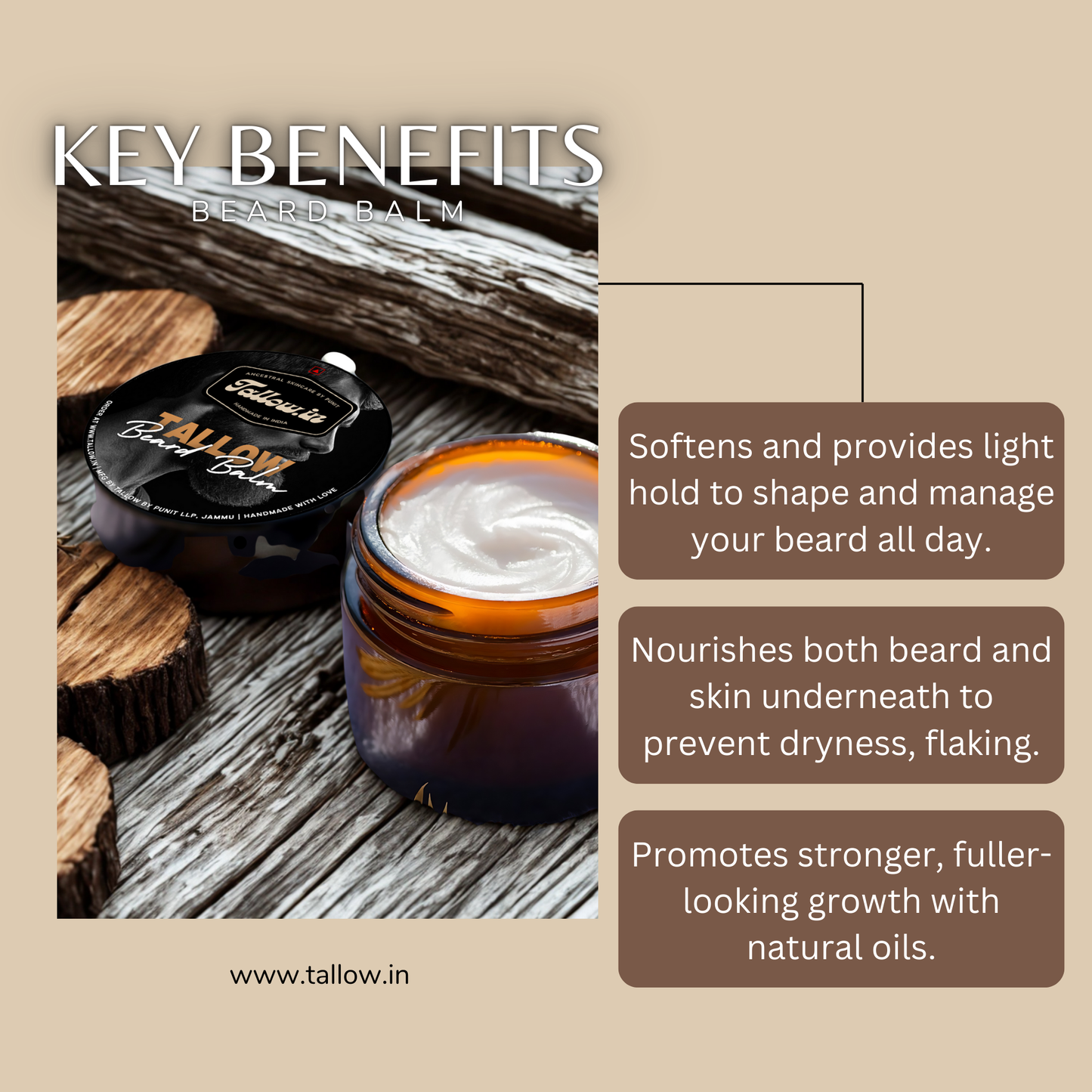 Tallow Beard Balm