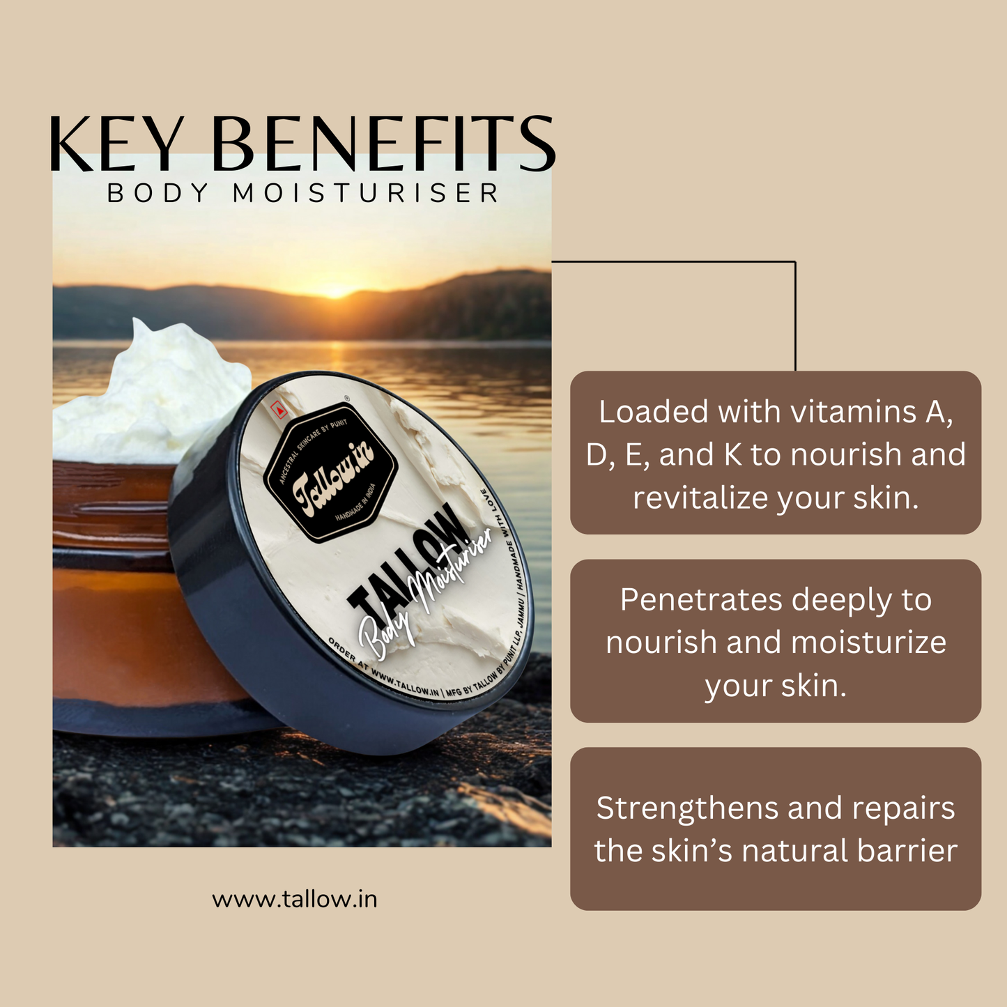 Tallow Body Moisturiser