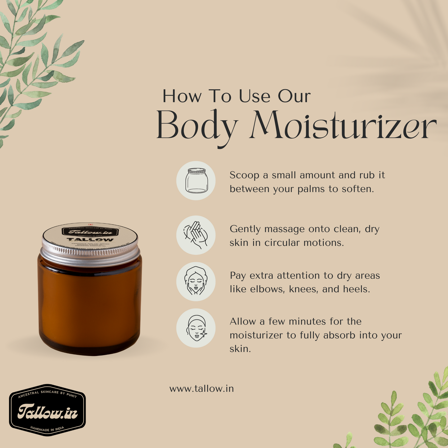 Tallow Body Moisturiser