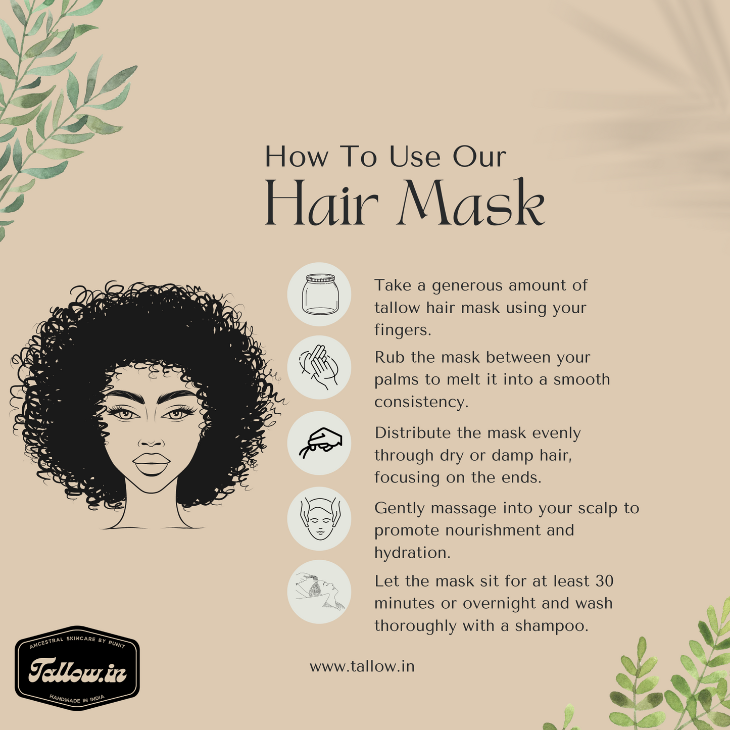Tallow Hair Mask
