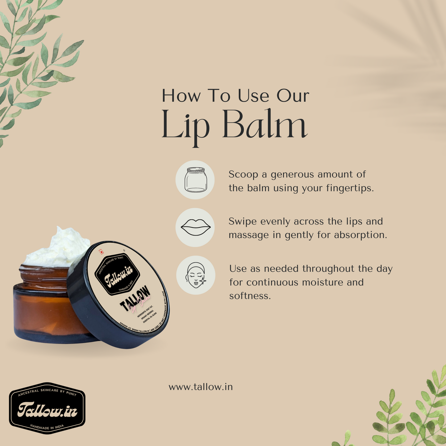 Tallow Lip Balm