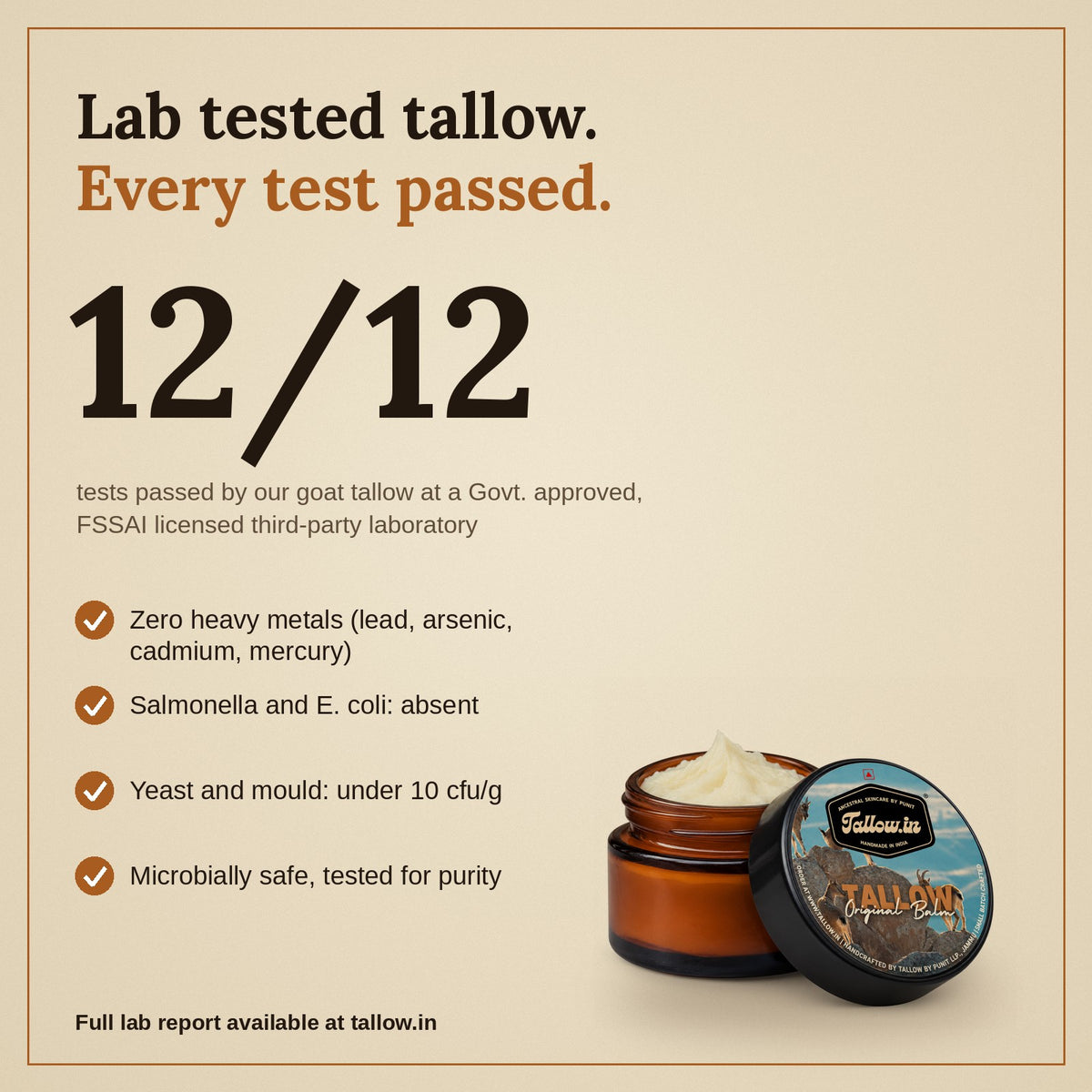 Tallow Daily Moisturiser - Original Balm